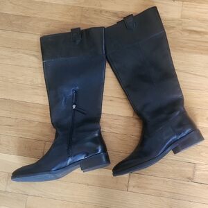 Vince Camuto Black Over the Knee Boots Sleek Design